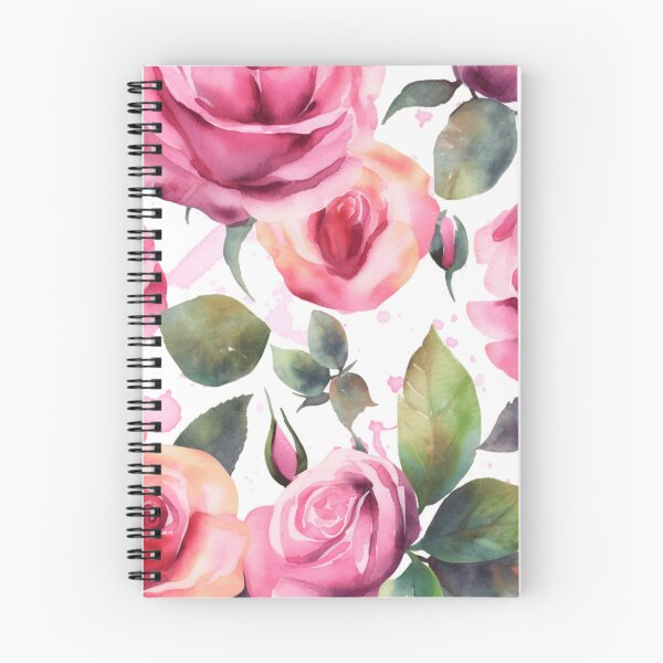Item preview, Watercolor roses background designed and sold by EozINC.