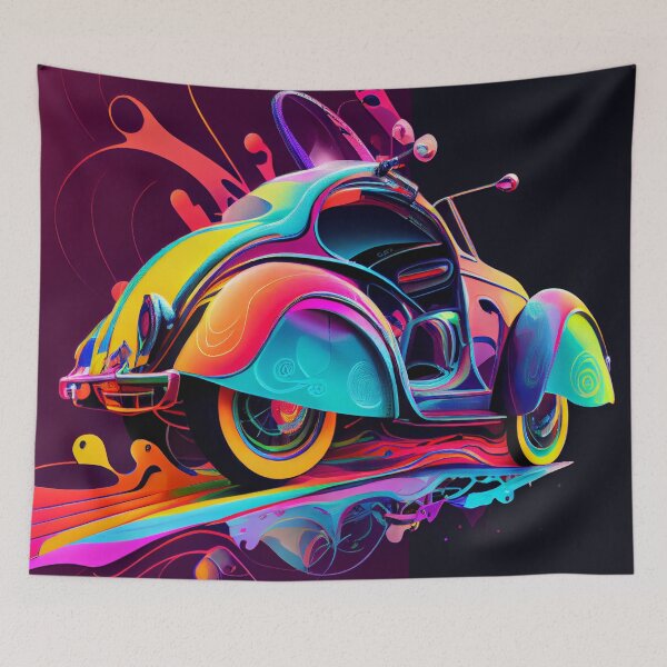 Item preview, Colorful Ride Digital Painting designed and sold by CodeAndColors.