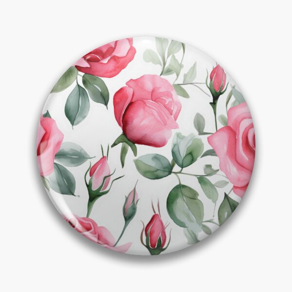 Artikelvorschau, Wasserfarben Rosen Hintergrund entworfen und verkauft von EozINC.