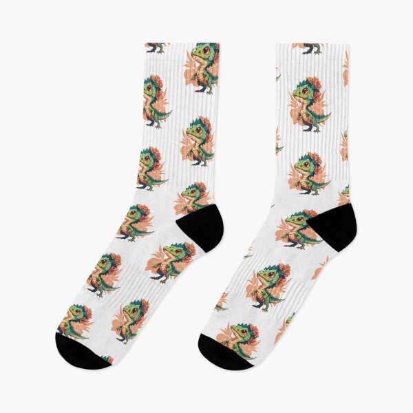 Artikelvorschau, Draco Rex süßer Mädchen-Dinosaurier mit Blumen entworfen und verkauft von PatternBestFan.
