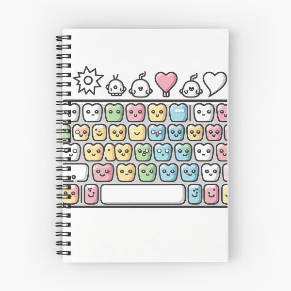 Item preview, Kawaii anime cute keyboard XOXO designed and sold by NxtGenArt.