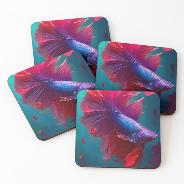 Item preview, Betta Fish Descending of Red designed and sold by neuzoticart.