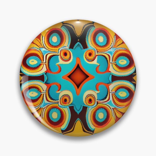 Artikelvorschau, Saturated Irregular Happy Bohemian Pattern Digital Painting entworfen und verkauft von CodeAndColors.