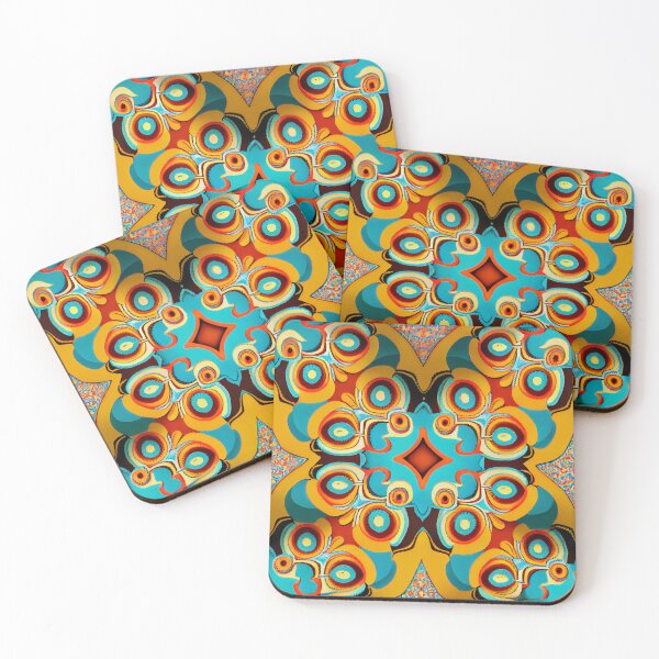 Item preview, Saturated Irregular Happy Bohemian Pattern Digital Painting designed and sold by CodeAndColors.
