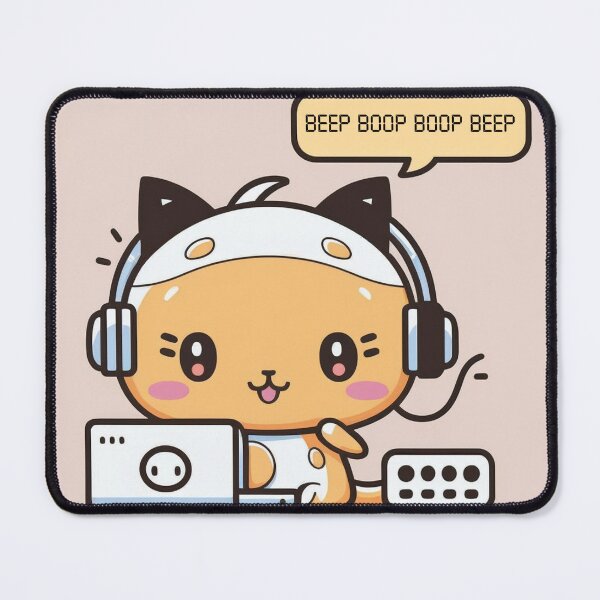 Item preview, Cat goes BEEP BOOP BOOP BEEP programming designed and sold by NxtGenArt.