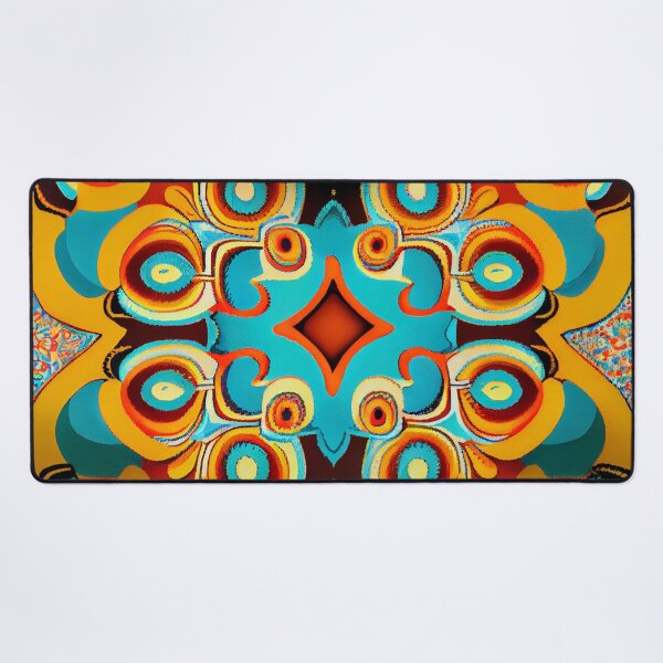 Artikelvorschau, Saturated Irregular Happy Bohemian Pattern Digital Painting entworfen und verkauft von CodeAndColors.