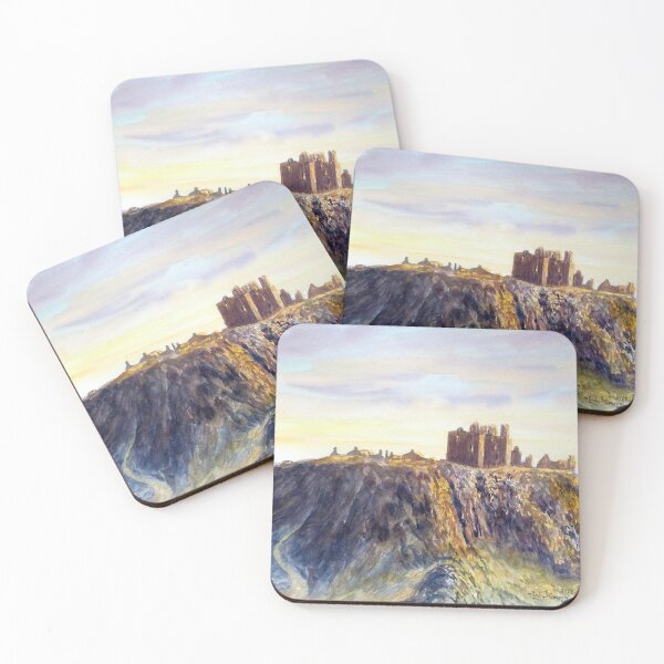 Item preview, Dunnoter Castle in the soft light of evening designed and sold by Grahamgc.