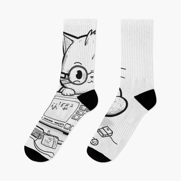 Item preview, Cat does some serious beep booping designed and sold by NxtGenArt.