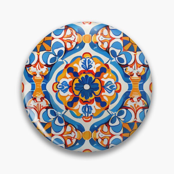 Artikelvorschau, Brilliant Drawn New Mediterranean Pattern Digital Painting entworfen und verkauft von CodeAndColors.