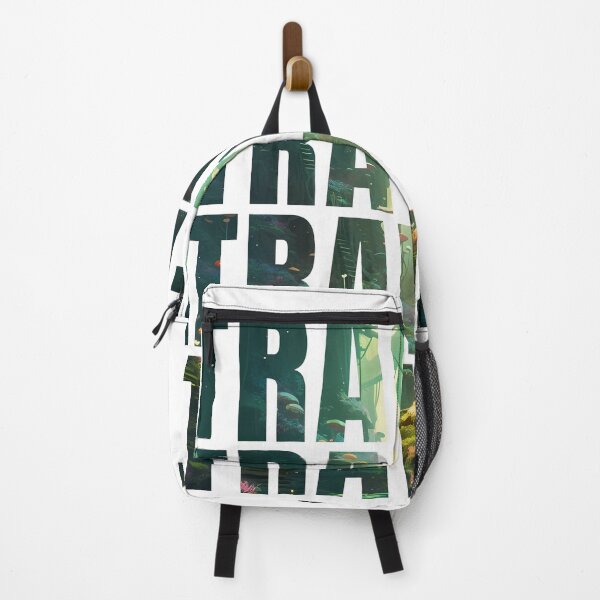 Item preview, Travel Text With a Mystical Mushroom Forest designed and sold by InkVibe.