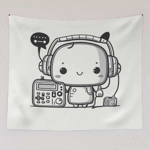 Item preview, Vibing, listening to music, doing chill stuff designed and sold by NxtGenArt.