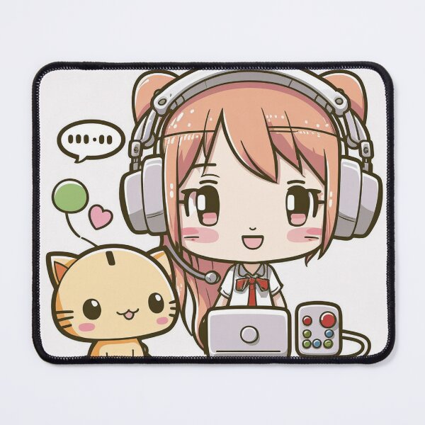 Item preview, Me and my cat doing fun stuff, beep boop on computer designed and sold by NxtGenArt.