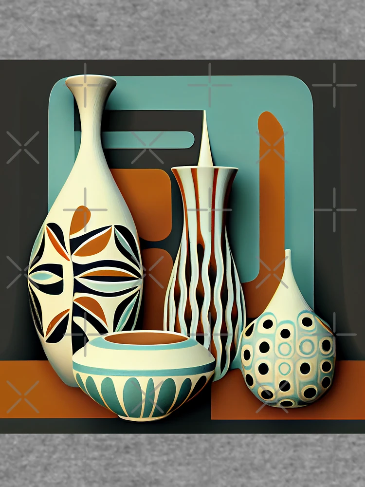Thumbnail 6 von 6, Leichter Pullover, Ceramic Contemporary Midcentury Modern Pattern Digital Painting designt und verkauft von CodeAndColors.