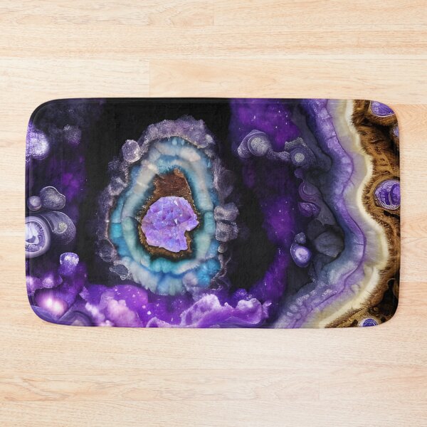 Item preview, Fantasy Geode colorful geology art series designed and sold by Glimmersmith.