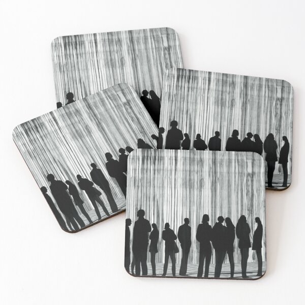 Item preview,  "Human silhouettes in motion" designed and sold by ChromaChameleon.