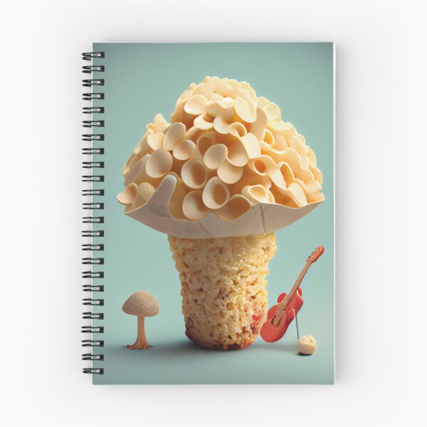 Item preview, Popcorn Strumming and Mushrooms Digital Painting designed and sold by CodeAndColors.