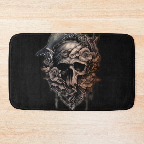 Item preview, Flowery skull designed and sold by Nickyvb.