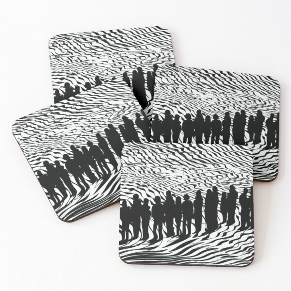 Item preview, "Human silhouettes in motion" designed and sold by ChromaChameleon.