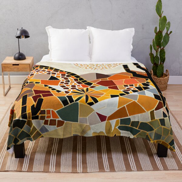 Item preview, Fine Mosaic Desert Modern Pattern Digital Painting designed and sold by CodeAndColors.