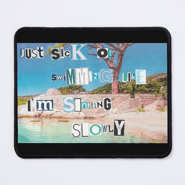 Item preview, Booth Atlantic Skinny Dipping Collage Sticker Art designed and sold by charlyned.
