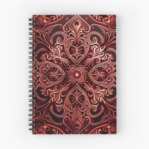Item preview, Fine Muted Red Traditional Pattern Digital Painting designed and sold by CodeAndColors.