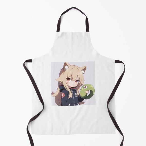 Item preview, A Beautiful Cute Chibi Fox Girl Sticker Very Kawaii designed and sold by HikariAtelier.