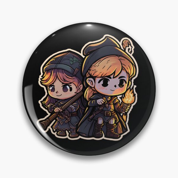 Item preview, Cute Chibi Sis Vs Bro Adventurers designed and sold by RoboRembrandt.