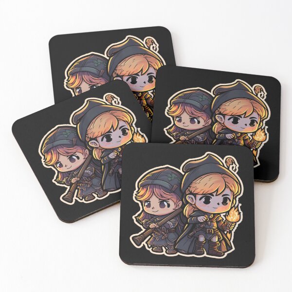 Item preview, Cute Chibi Sis Vs Bro Adventurers designed and sold by RoboRembrandt.