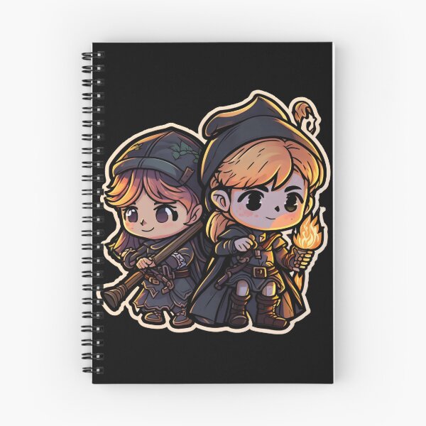Item preview, Cute Chibi Sis Vs Bro Adventurers designed and sold by RoboRembrandt.