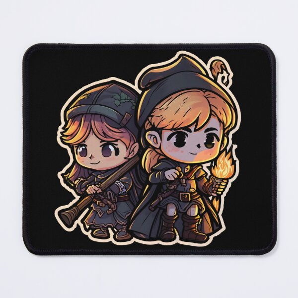 Item preview, Cute Chibi Sis Vs Bro Adventurers designed and sold by RoboRembrandt.