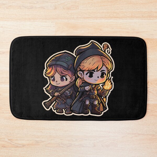 Item preview, Cute Chibi Sis Vs Bro Adventurers designed and sold by RoboRembrandt.
