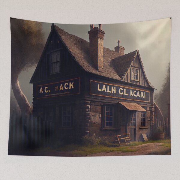 Item preview, The Job at the Larch and Clack Digital Painting designed and sold by CodeAndColors.