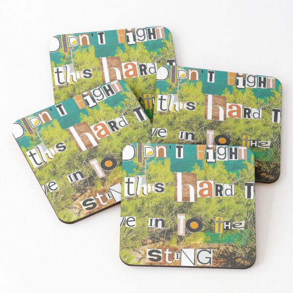 Item preview, Stand Atlantic Speak Slow Skinny Dipping Collage Sticker Art designed and sold by charlyned.