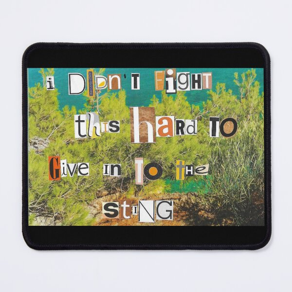 Item preview, Stand Atlantic Speak Slow Skinny Dipping Collage Sticker Art designed and sold by charlyned.