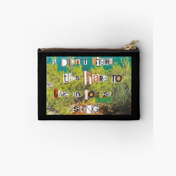Item preview, Stand Atlantic Speak Slow Skinny Dipping Collage Sticker Art designed and sold by charlyned.