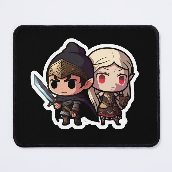 Item preview, Cute Chibi Sis Vs Bro Adventurers designed and sold by RoboRembrandt.