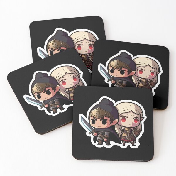 Item preview, Cute Chibi Sis Vs Bro Adventurers designed and sold by RoboRembrandt.