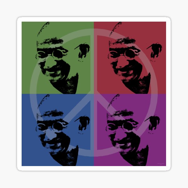 Gandhi Sticker