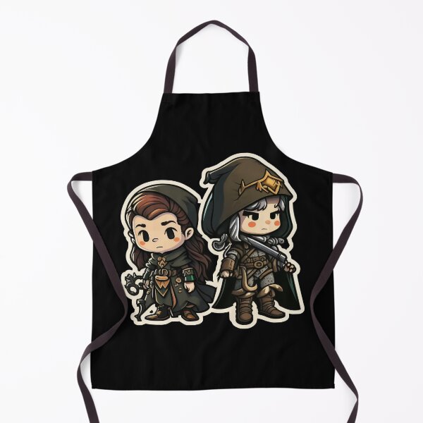 Item preview, Cute Chibi Sis Vs Bro Adventurers designed and sold by RoboRembrandt.