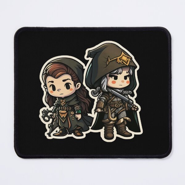 Item preview, Cute Chibi Sis Vs Bro Adventurers designed and sold by RoboRembrandt.