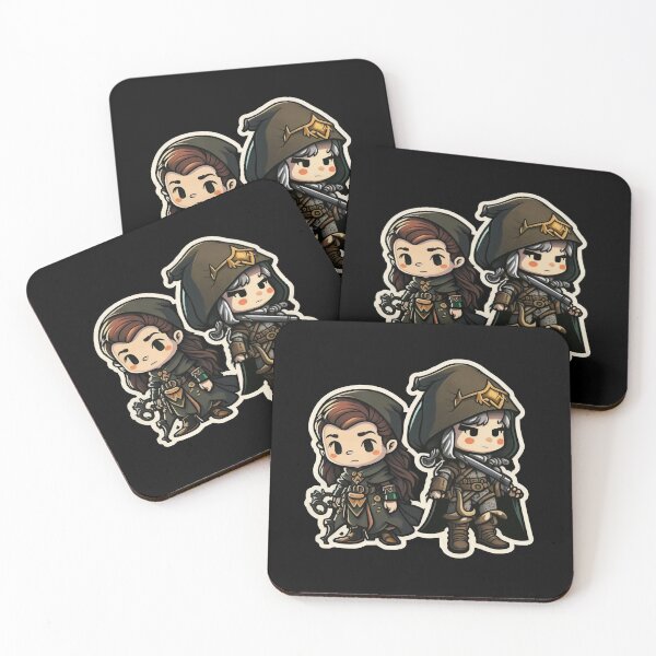 Item preview, Cute Chibi Sis Vs Bro Adventurers designed and sold by RoboRembrandt.
