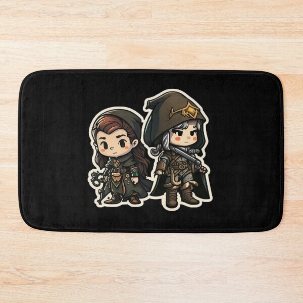 Item preview, Cute Chibi Sis Vs Bro Adventurers designed and sold by RoboRembrandt.