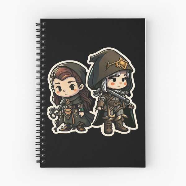 Item preview, Cute Chibi Sis Vs Bro Adventurers designed and sold by RoboRembrandt.