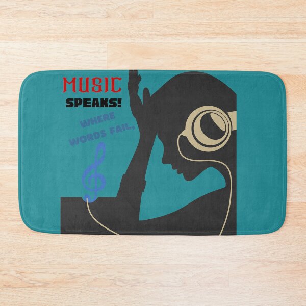 Item preview, Where words fail, MUSIC speaks/ Music is soul of spirit/ Music is life designed and sold by Loveist.