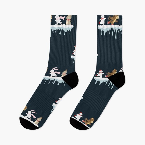 Item preview,  Cute Ice Skating Rabbit and Bears Kids designed and sold by SiYDesigns.