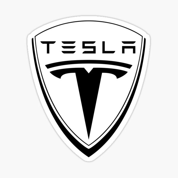 tesla motors car Sticker