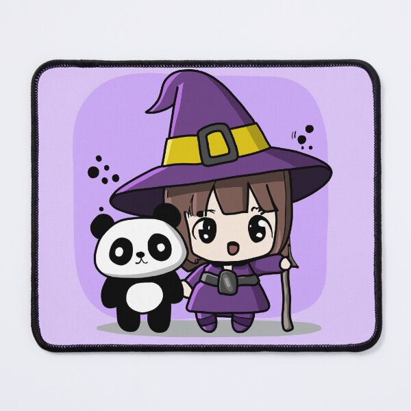 Item preview, Cute witch with panda designed and sold by 3nine.