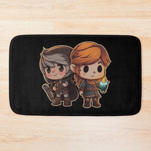 Item preview, Cute Chibi Sis Vs Bro Adventurers designed and sold by RoboRembrandt.