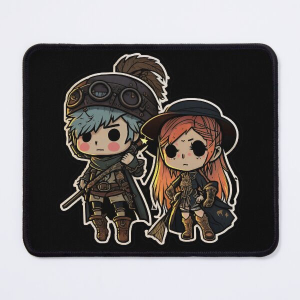 Item preview, Sis Vs Bro Cute Chibi Adventurers designed and sold by RoboRembrandt.