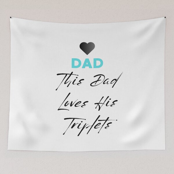 Item preview, This Dad Loves His Triplets designed and sold by New-Look0.